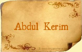 Ime Abdul Kerim